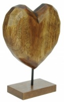YP17: Carved Heart on Base (Height 30cm) (Pack Size 3)